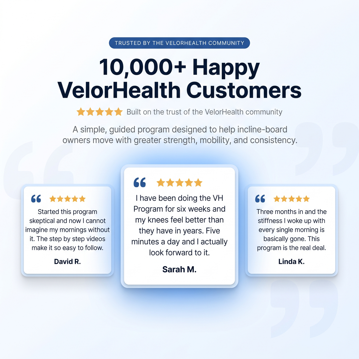 VelorBoard Guided Training Program